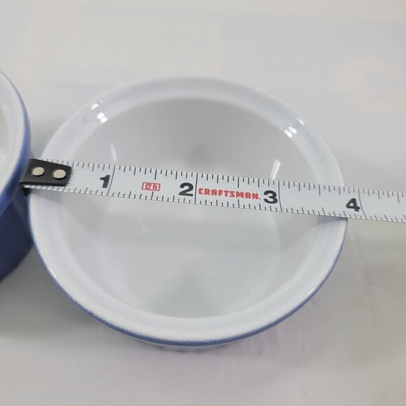 Porcelain Ramekin Dessert Butter Gravy Bowls Set of 4 - Made in France - Picture 15 of 16